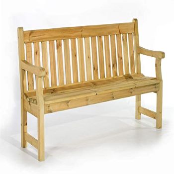 BrackenStyle Darwin Park Bench – Durable Heavy Duty Garden Seat – Suitable for up to 4 People 183cm Length