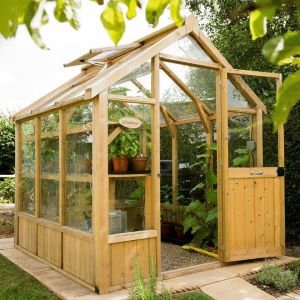 8'x6' Forest Vale Victorian Wooden Greenhouse (2.4x1.8m)