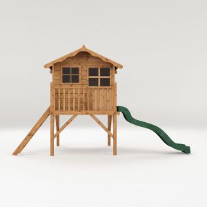 Waltons 5' x 5' Children's Poppy Playhouse with Tower & Slide